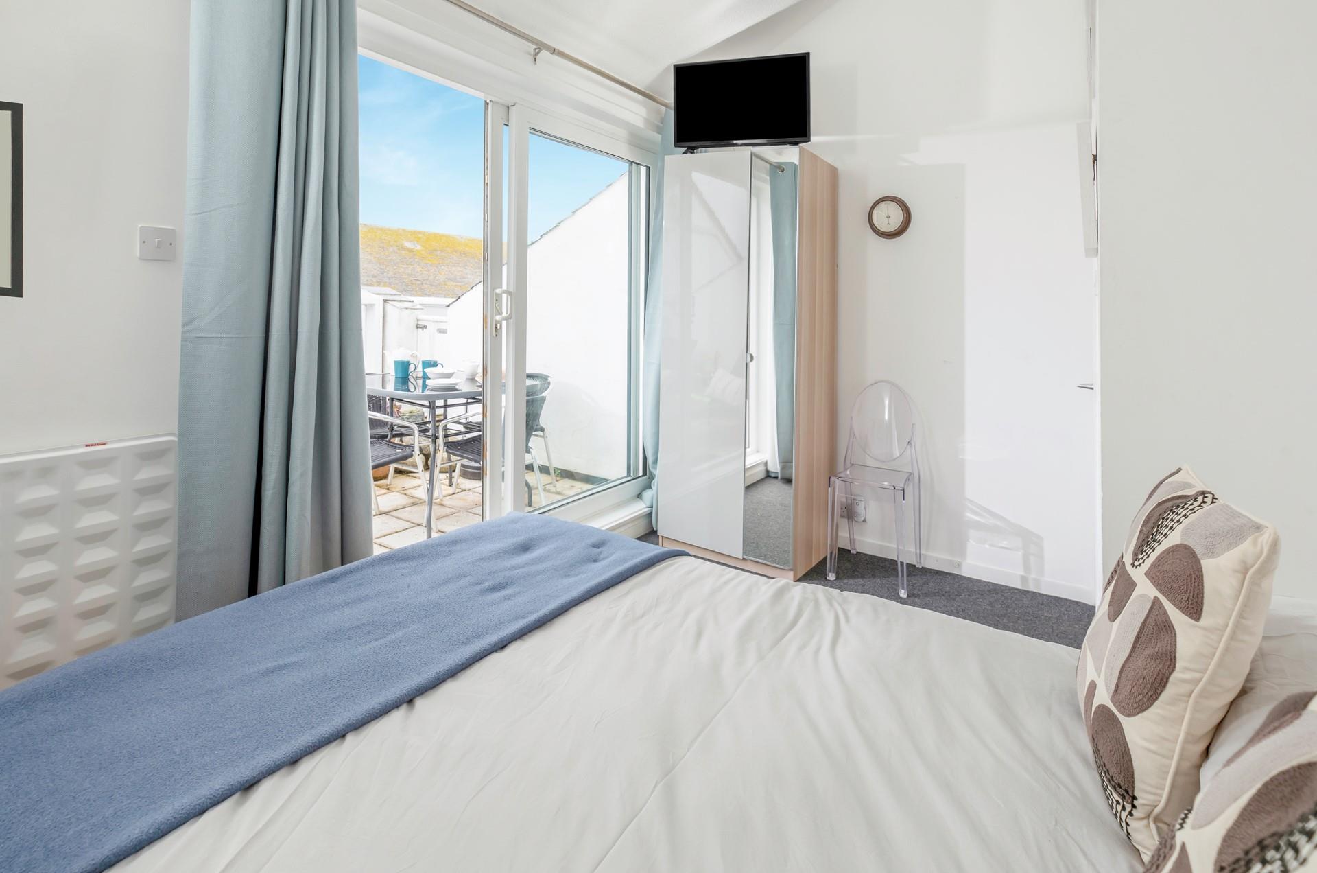 Sit on your balcony to enjoy an evening tipple as the sun goes down.