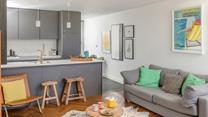 The living area is comfortable and stylish with the bonus of underfloor heating.