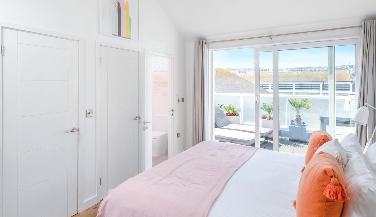 There's plenty of storage for your holiday wardrobe.