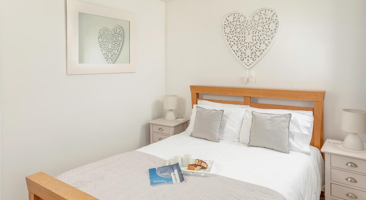 You'll sleep soundly in the comfortable double bed.