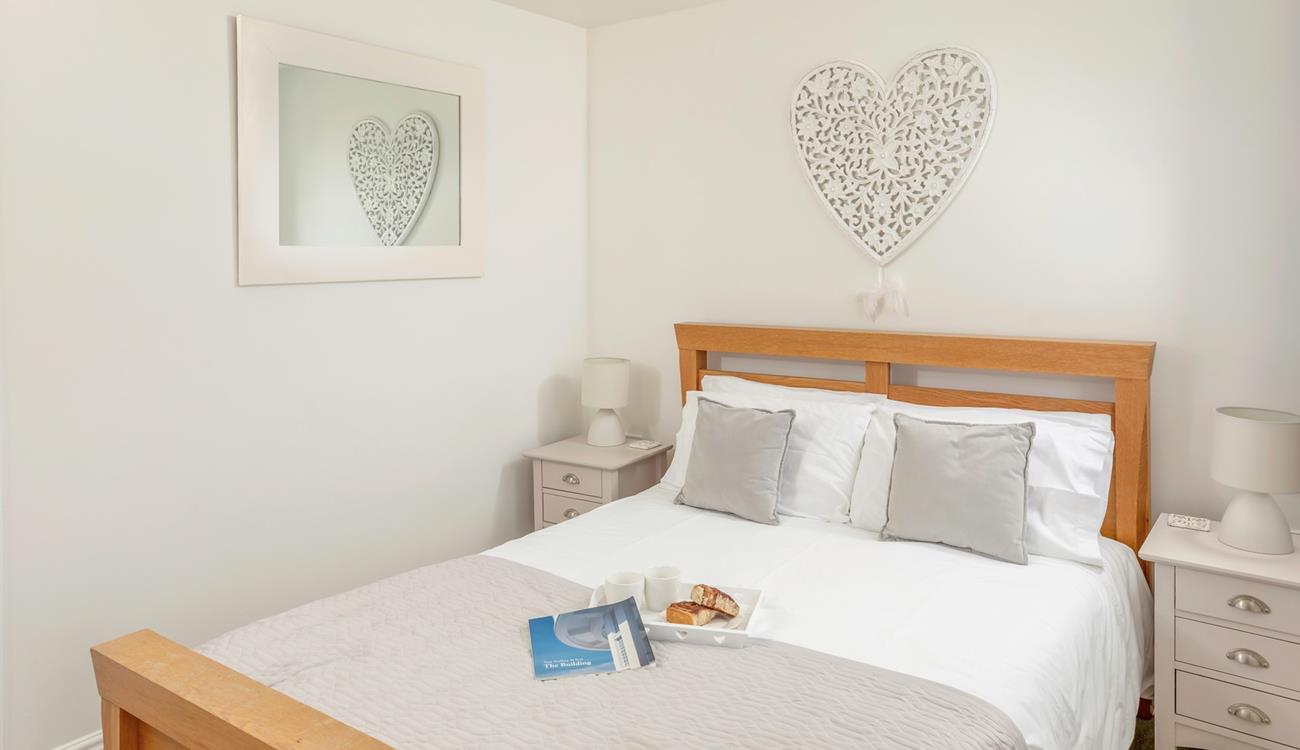 You'll sleep soundly in the comfortable double bed.