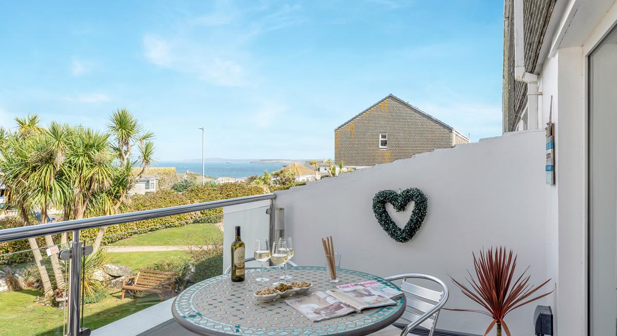 Relax with a glass in hand, taking in the view!