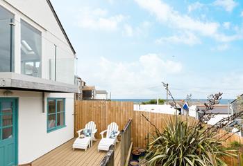 Soak up the sun on the loungers.