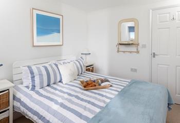 Sink into the soft sheets and drift off for a dreamy night's sleep.