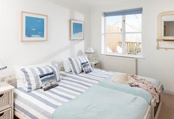 The twin bedroom is great for tired little ones to rest at the end of the day.