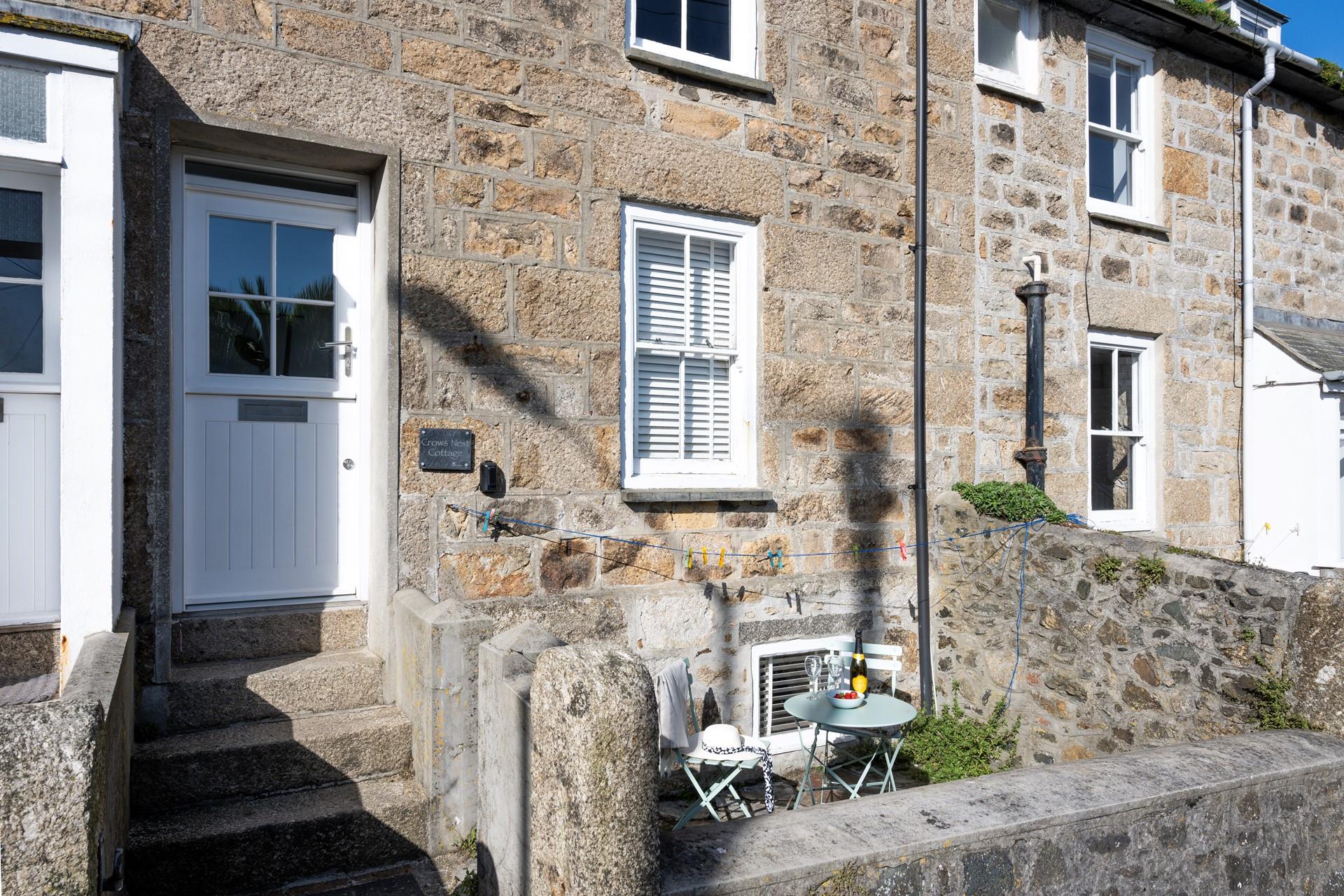 The quaint courtyard is ideal for enjoying your favourite hot drink and watching the world go by.