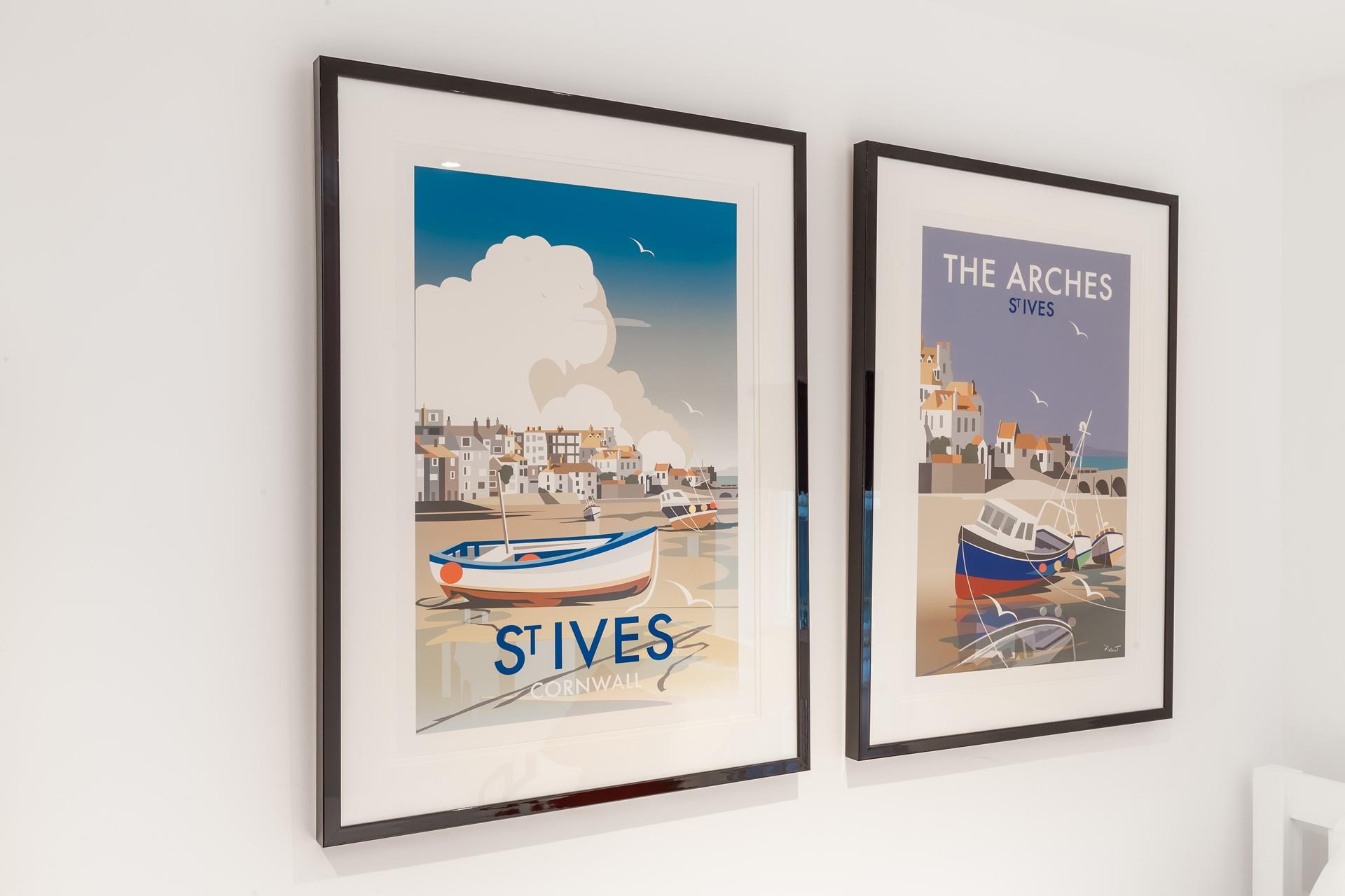 Stunning art nods to St Ives' artistic heritage. 