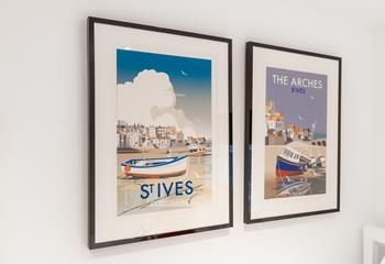 Stunning art nods to St Ives' artistic heritage. 