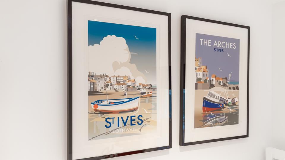 Stunning art nods to St Ives' artistic heritage. 