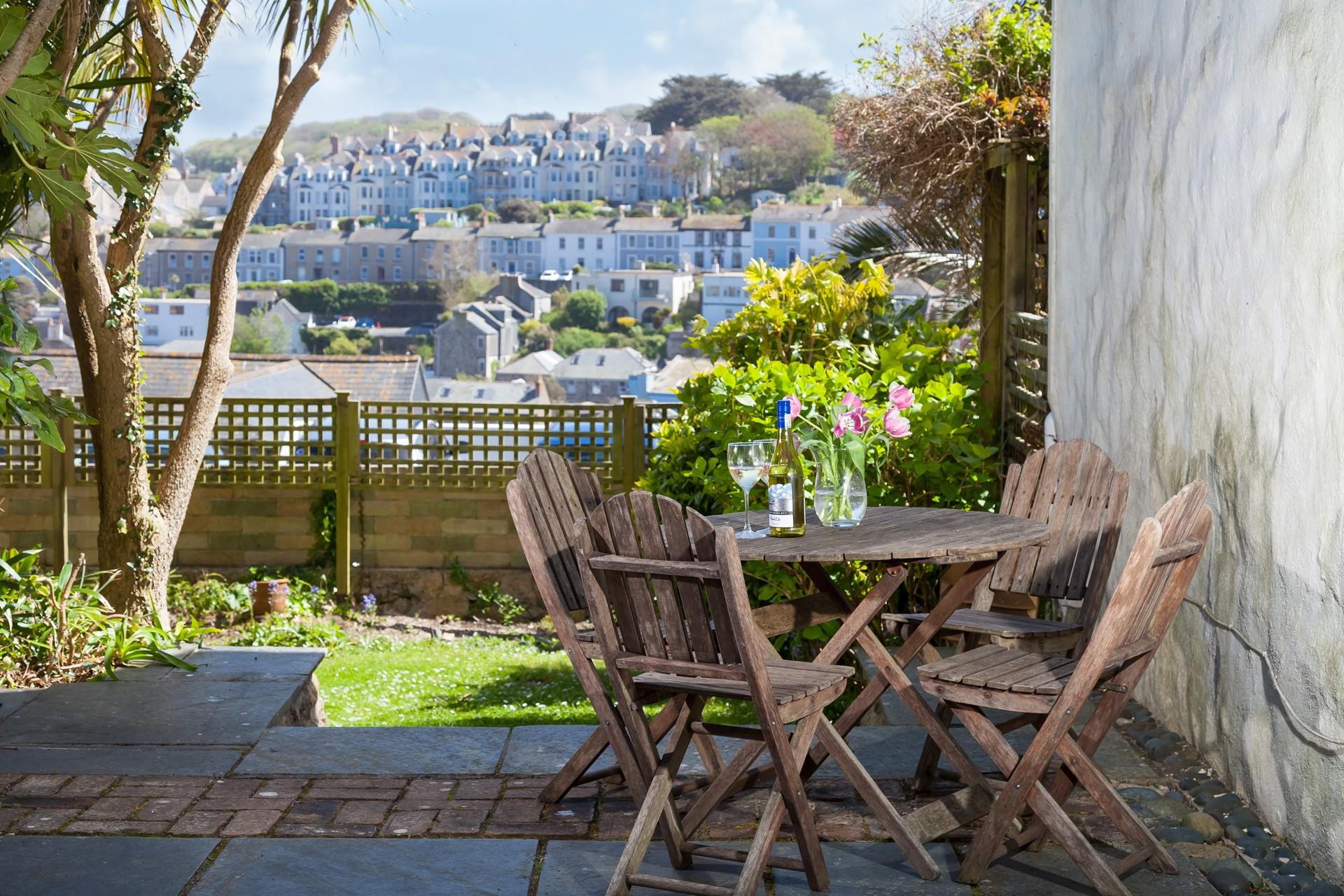 Pour yourself a cold glass of wine to sip as the sun comes down.