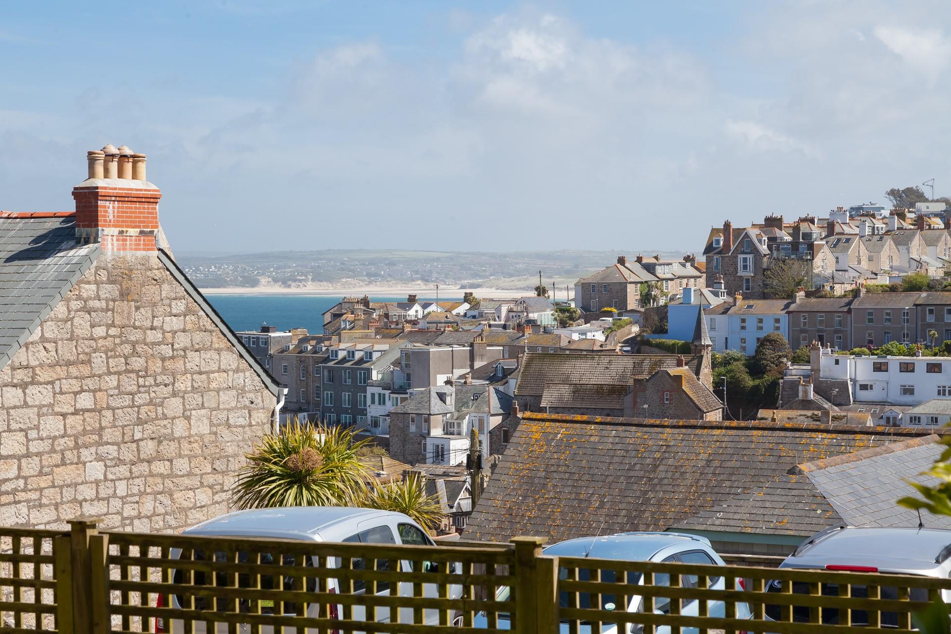 Gaze out at the sea views in your outside area.