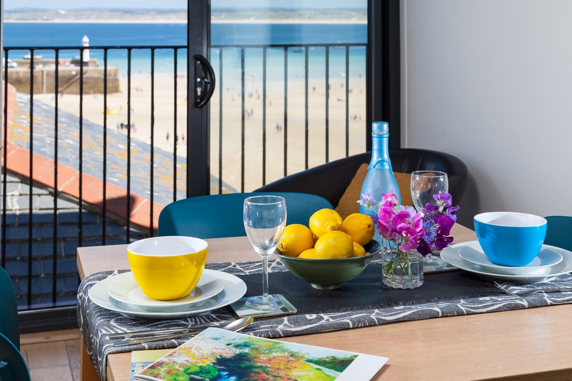 Enjoy a refreshing lunch before heading out to explore more of St Ives.