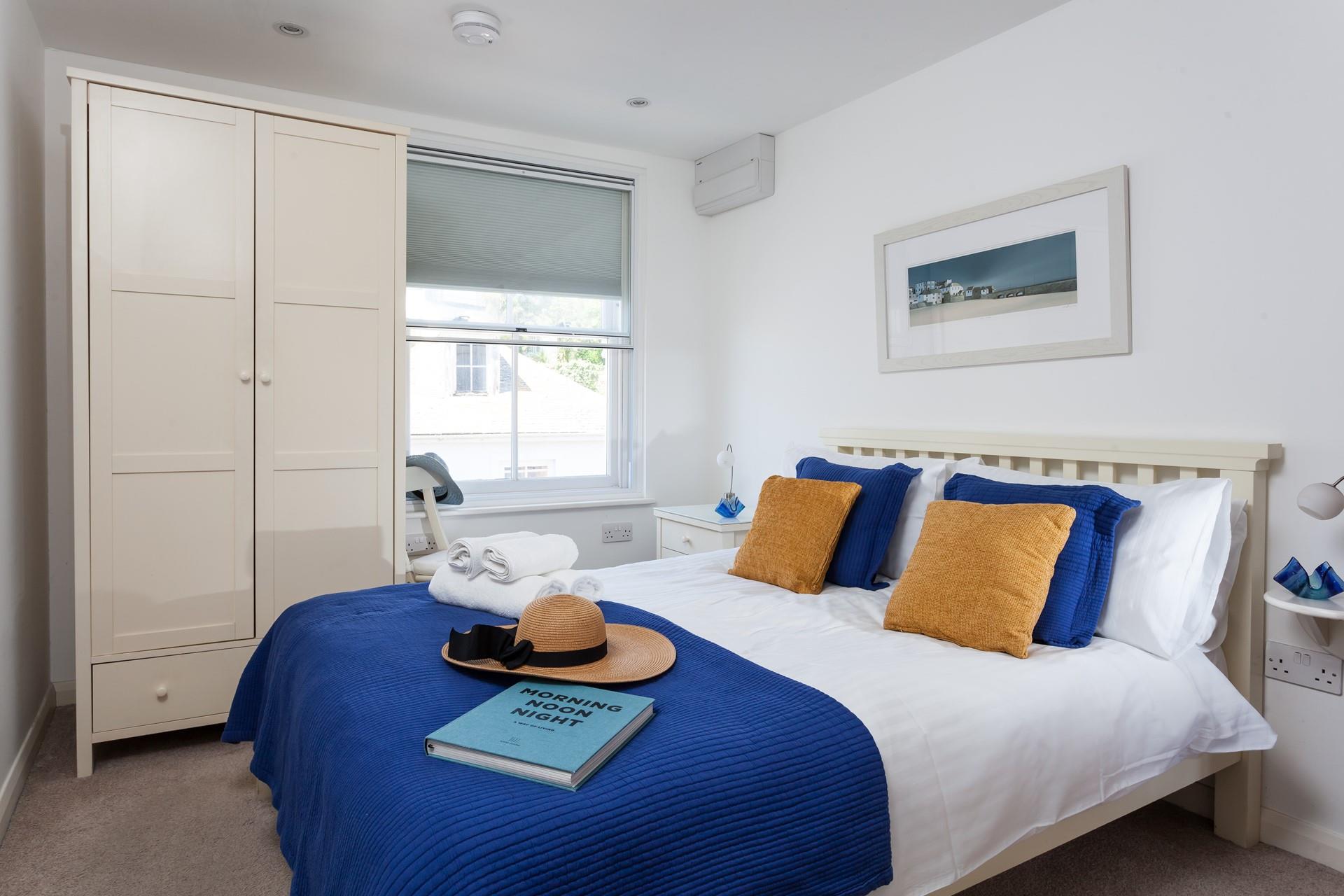 Sink into the sumptuous bed after a delightful day exploring St Ives.