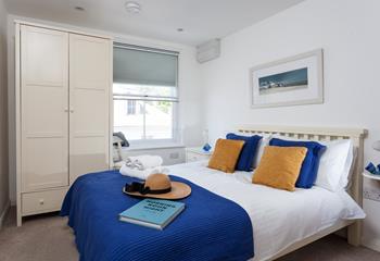 Sink into the sumptuous bed after a delightful day exploring St Ives.