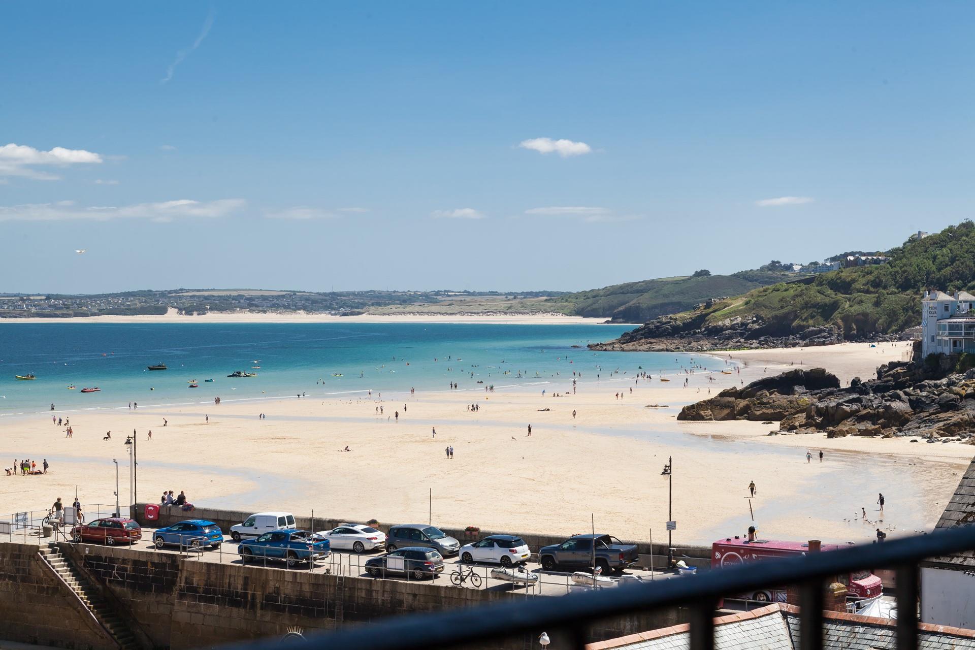 Picture perfect: turquoise waters and golden sand.