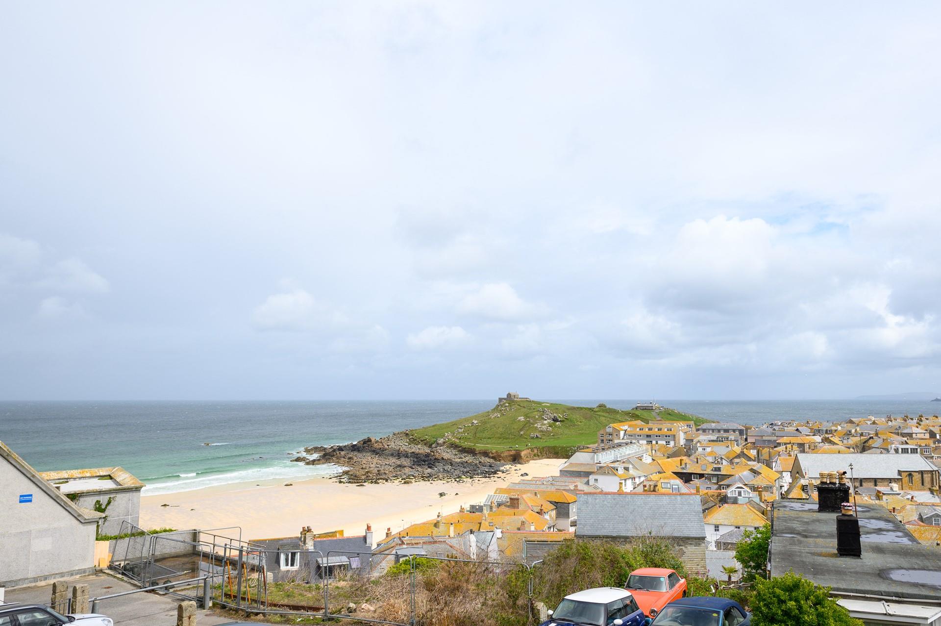 Enjoy far-reaching views over to The Island.