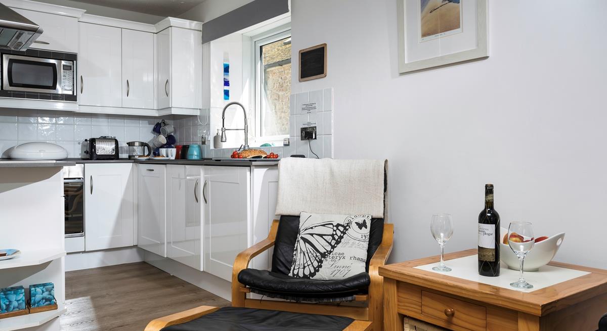 Fully-equipped, the kitchen has all you need to rustle up some holiday delights.