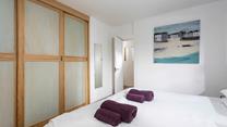 The super king size bed can also be made up into twin beds.