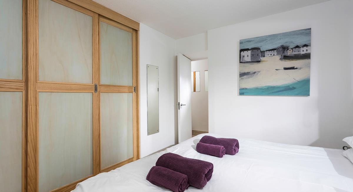 The super king size bed can also be made up into twin beds.