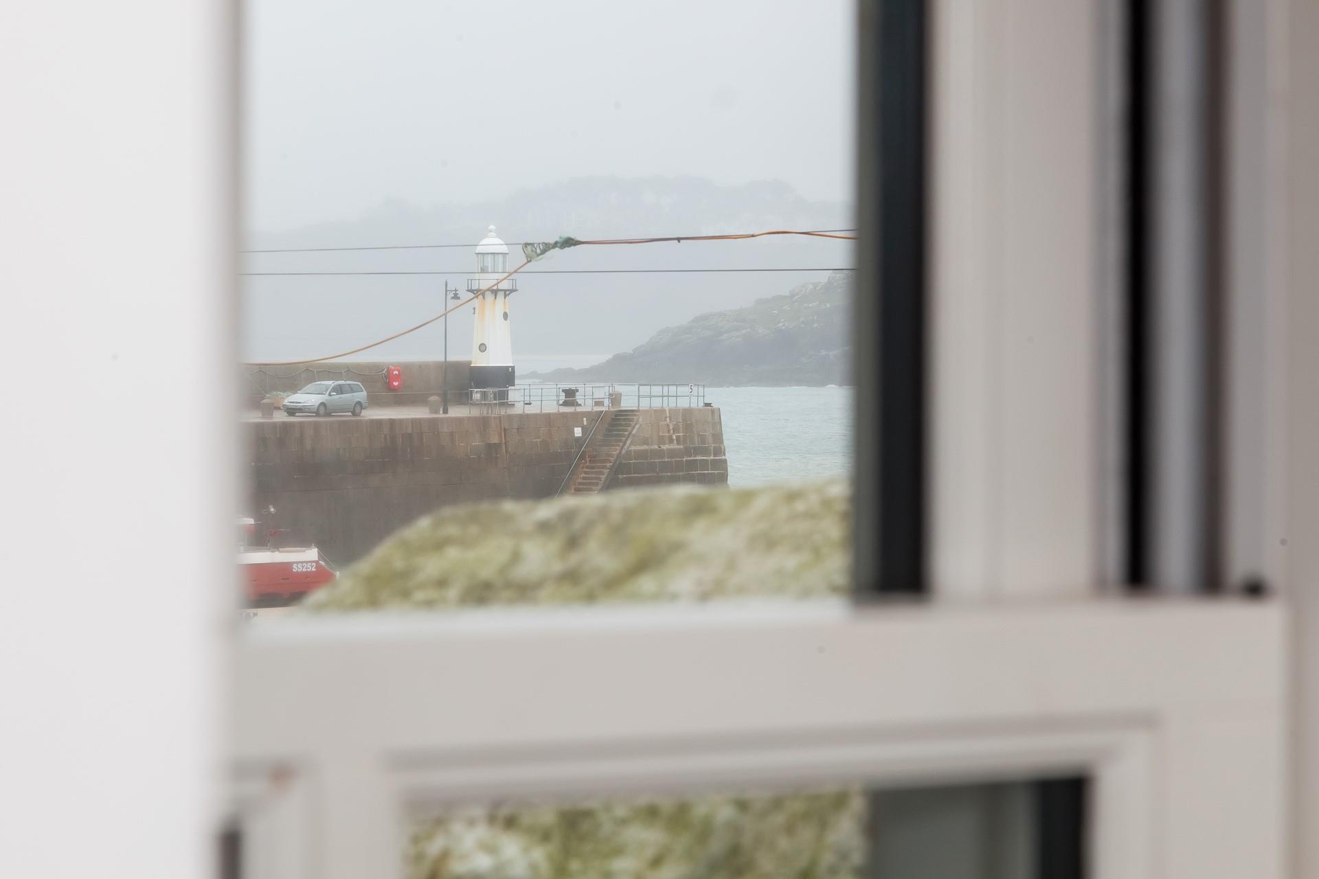 You can spot Smeaton's Pier whilst doing your washing up.