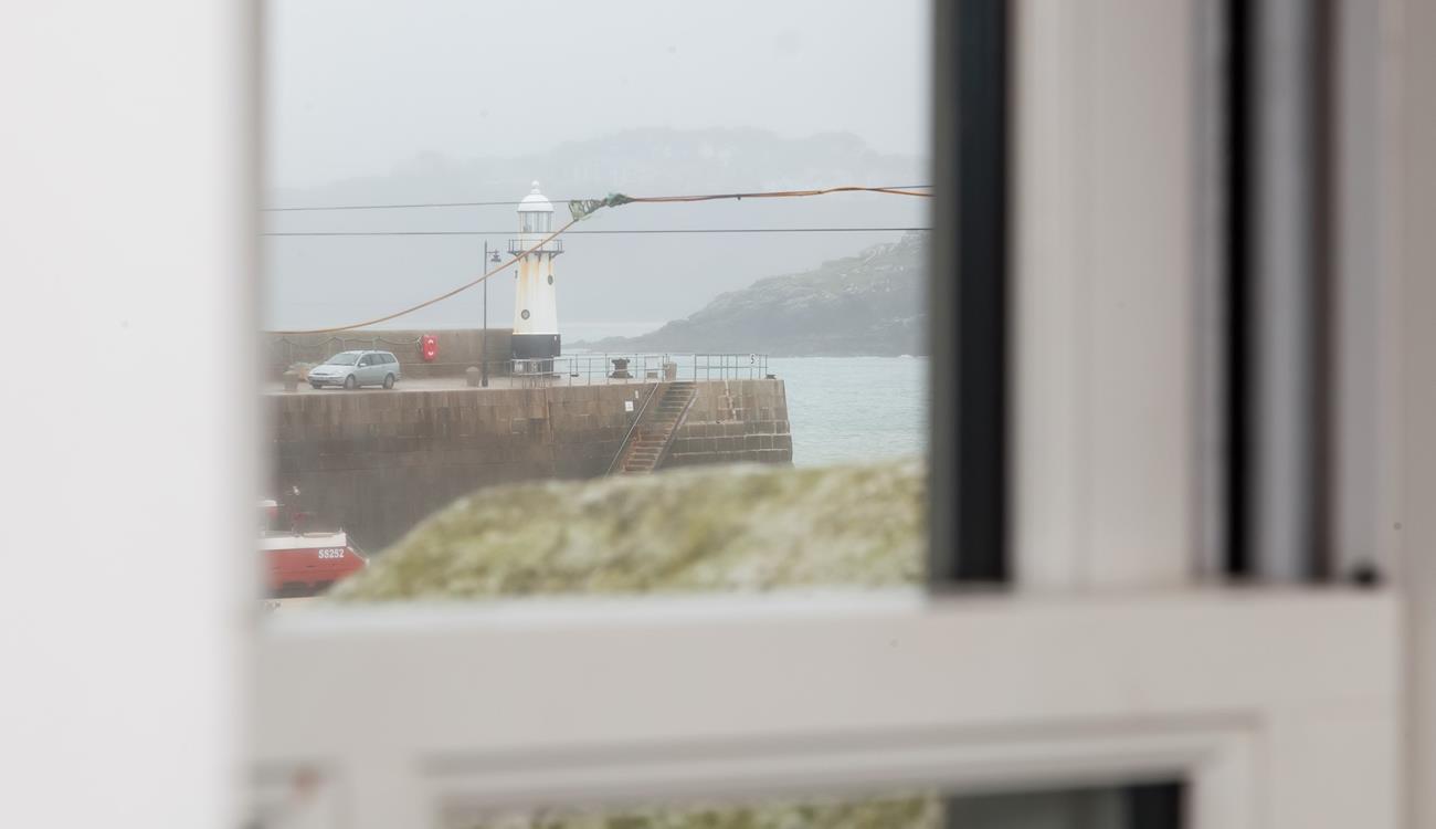 You can spot Smeaton's Pier whilst doing your washing up.