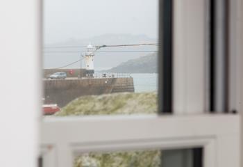 You can spot Smeaton's Pier whilst doing your washing up.