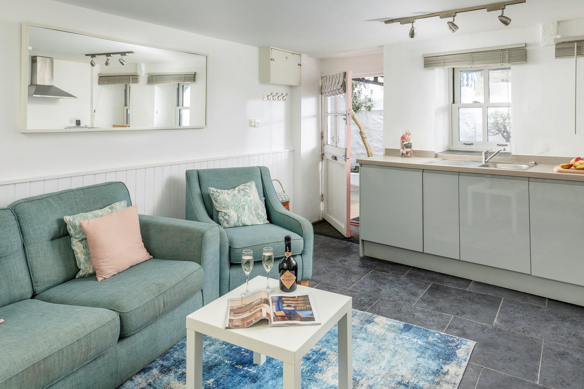 The Stowaway is just steps from the harbour front.