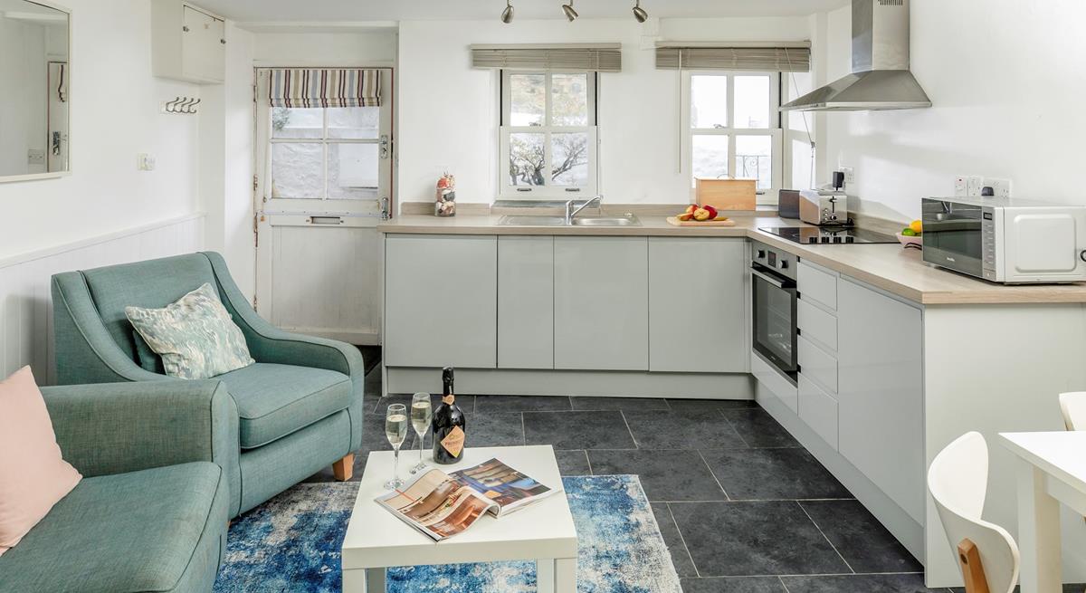 Cook up a storm in the modern kitchen area.