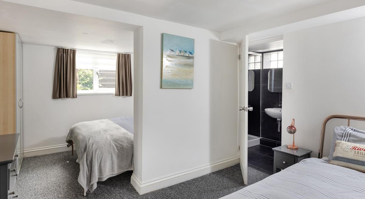 Bedroom 2 has a handy en suite and plenty of storage.