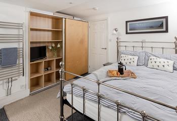 Sip your morning coffee in bed before heading out to explore St Ives.