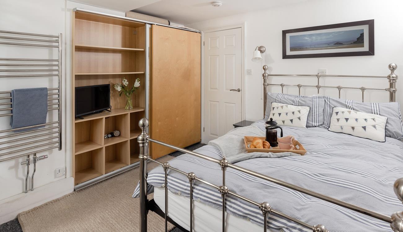 Sip your morning coffee in bed before heading out to explore St Ives.