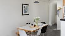Enjoy holiday meals around the dining table.