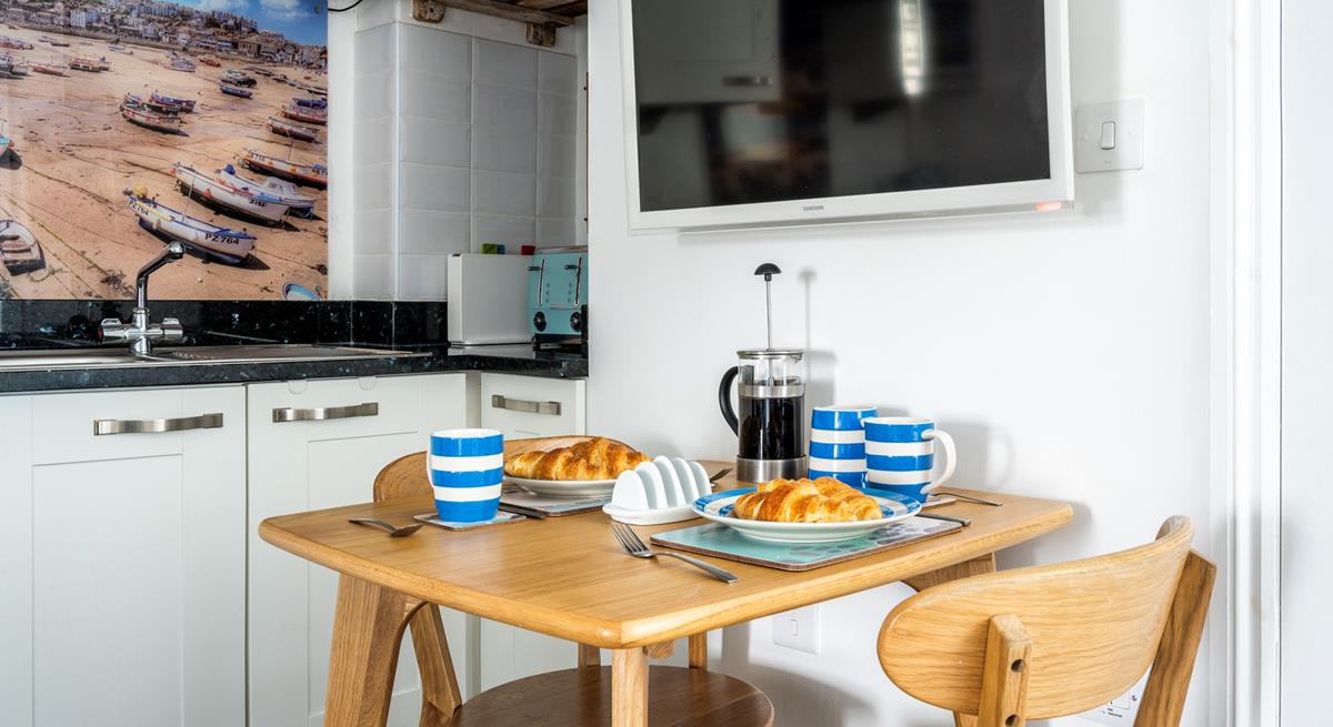 Tuck into a hearty breakfast of fresh pastries before heading out for the day.