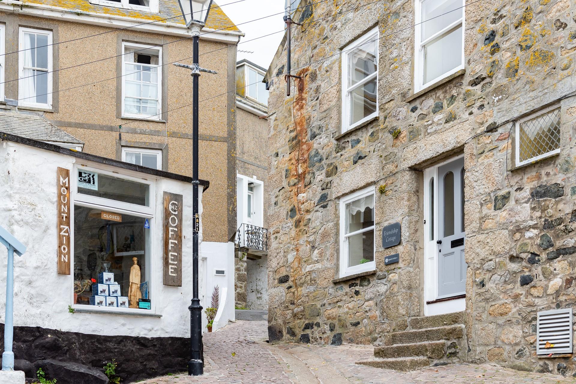 Wander out the door onto the cobbled streets and take a morning stroll along the harbour.