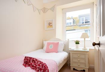 This adorable bedroom is sure to delight children!