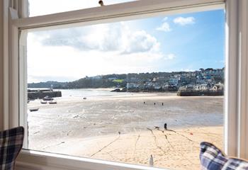 Step out the door onto the harbour for a morning dip.