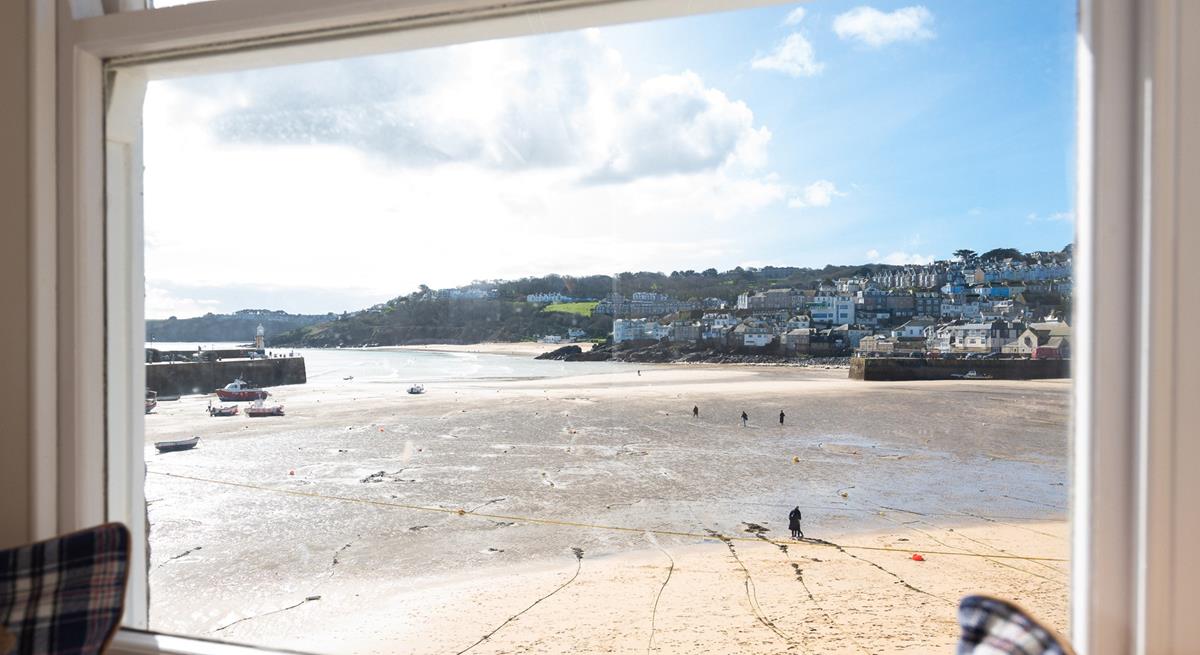 Step out the door onto the harbour for a morning dip.