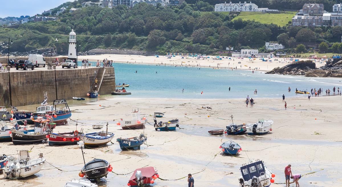 Take a peaceful morning dip in the turquoise waters.