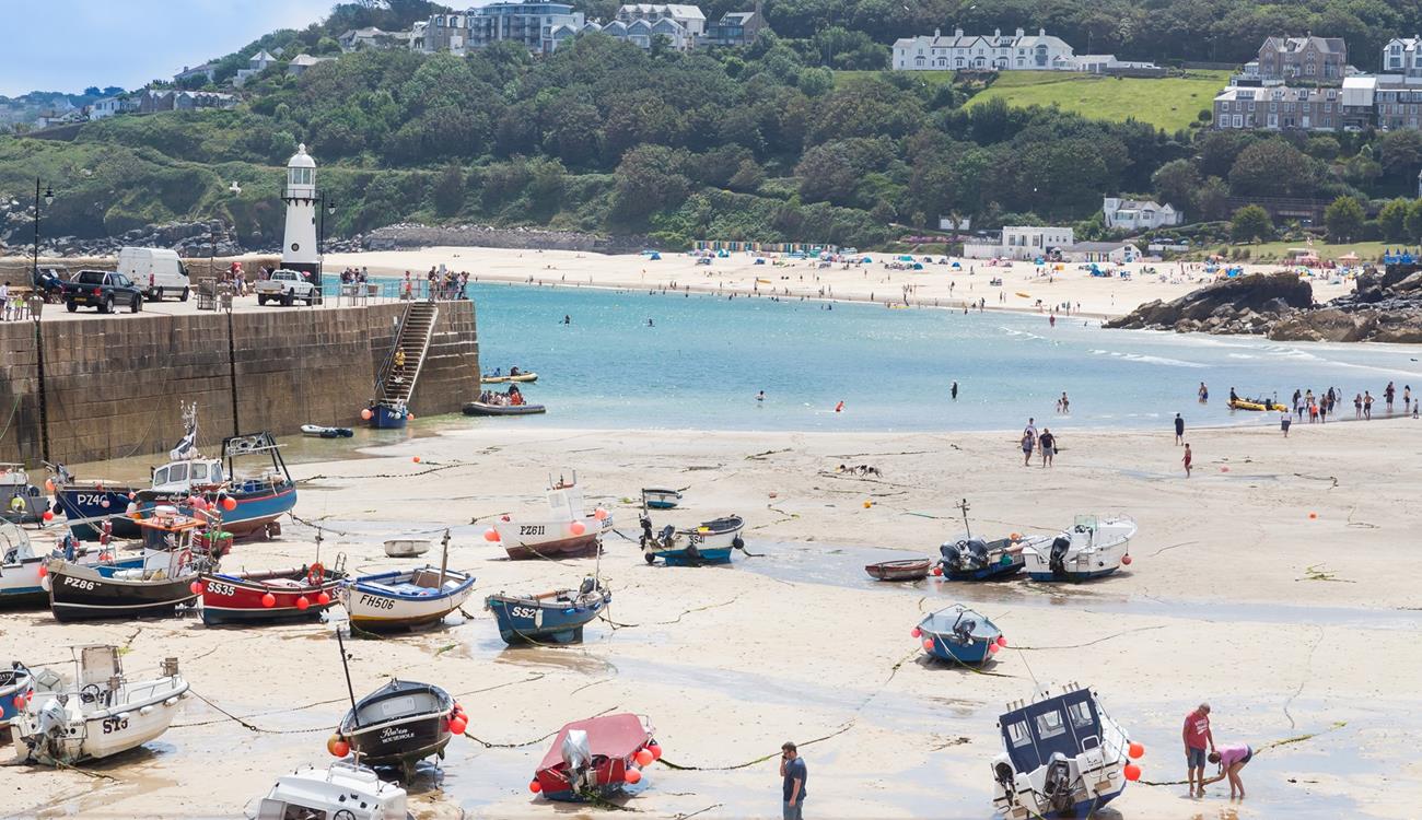 Take a peaceful morning dip in the turquoise waters.