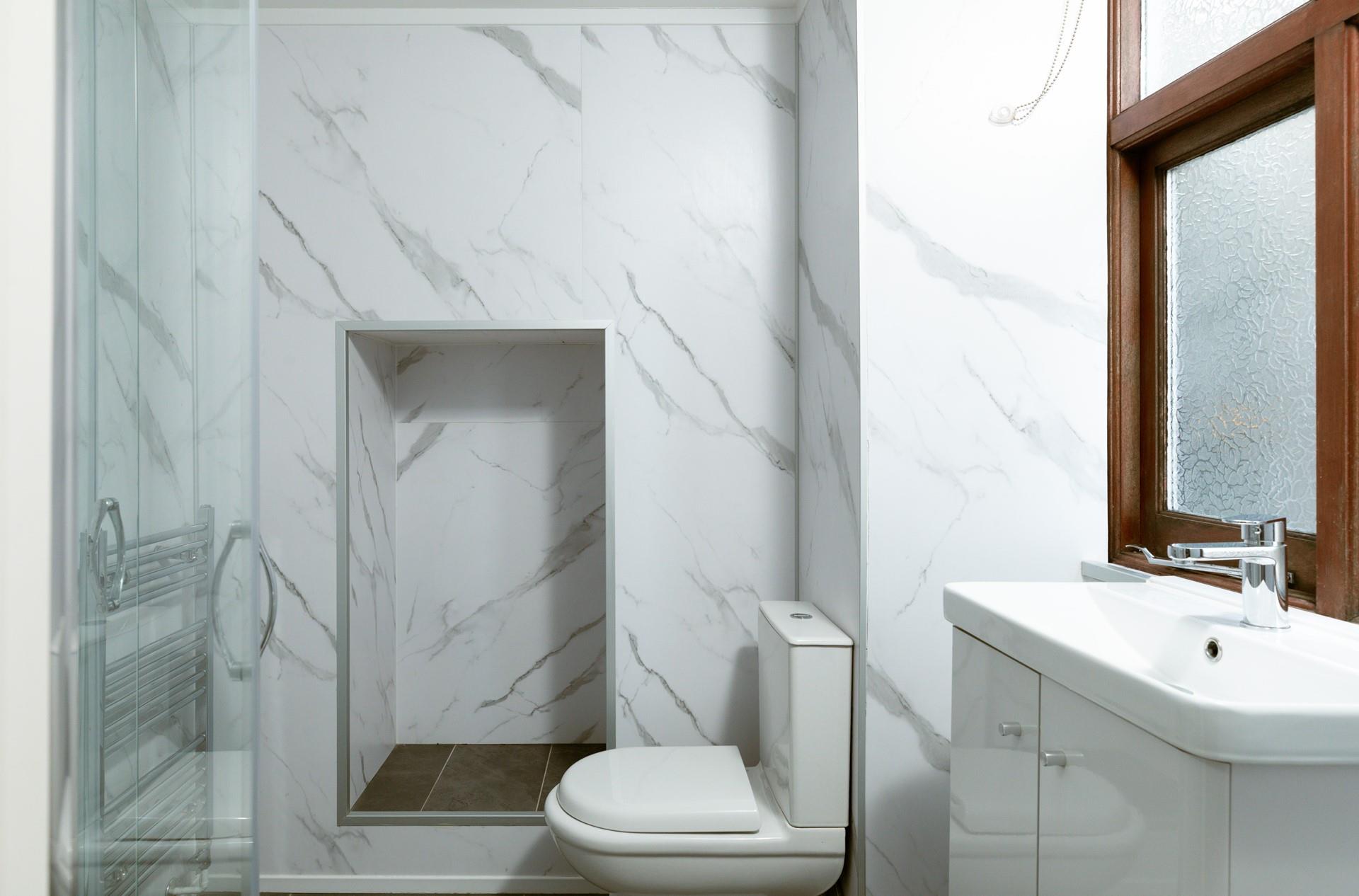 Take warm fluffy towels from the heated rail after a morning shower.