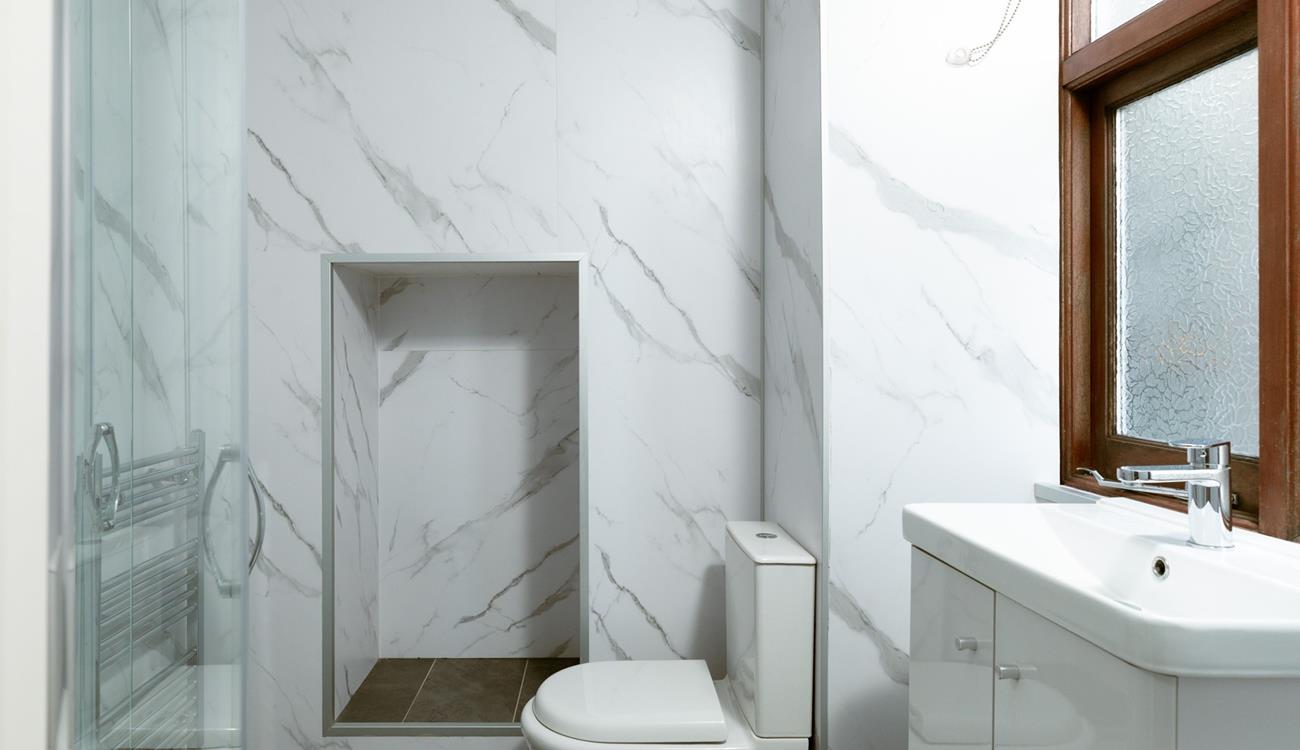 Take warm fluffy towels from the heated rail after a morning shower.