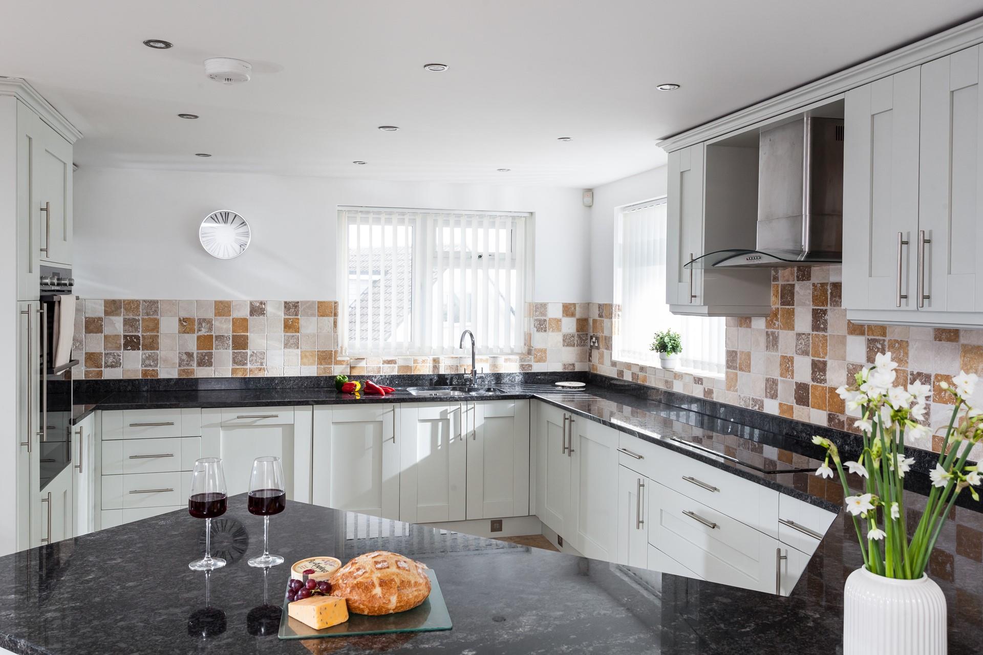 Modern and filled with all the appliances you need, you can rustle up hearty family favourites in the kitchen.