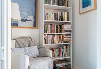 Grab a good book and cosy up in the sitting room for a relaxing evening.