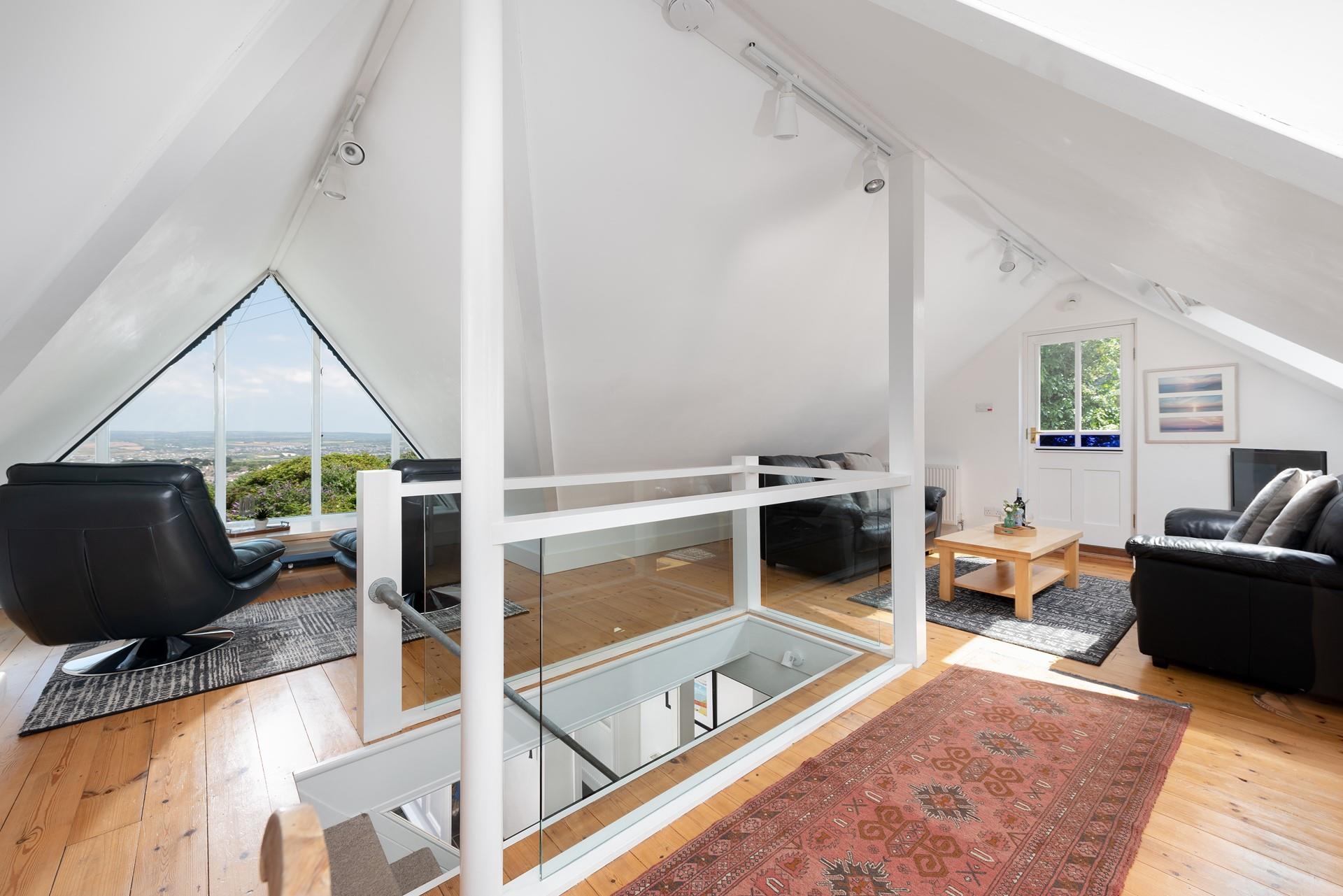 Sit back in the chair and take in the view, storm watch in the winter with a cosy hot chocolate.