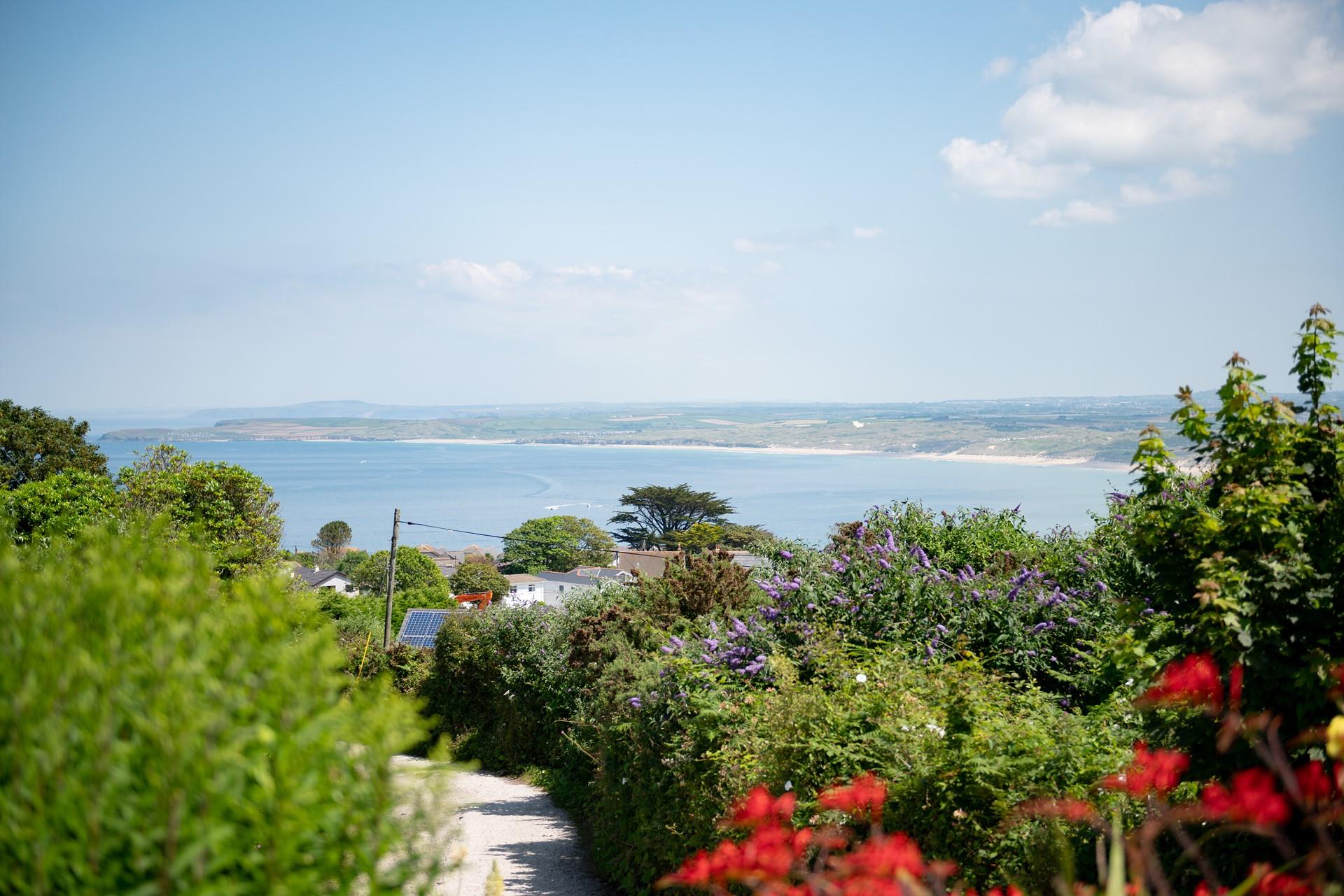 Spend hours sipping cold drinks and looking out into the bay.