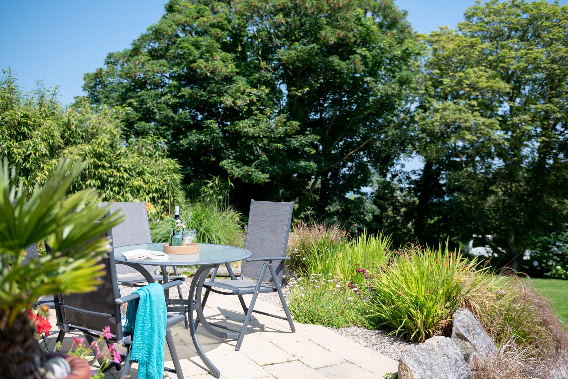 Close your eyes and soak up the sun in your garden.