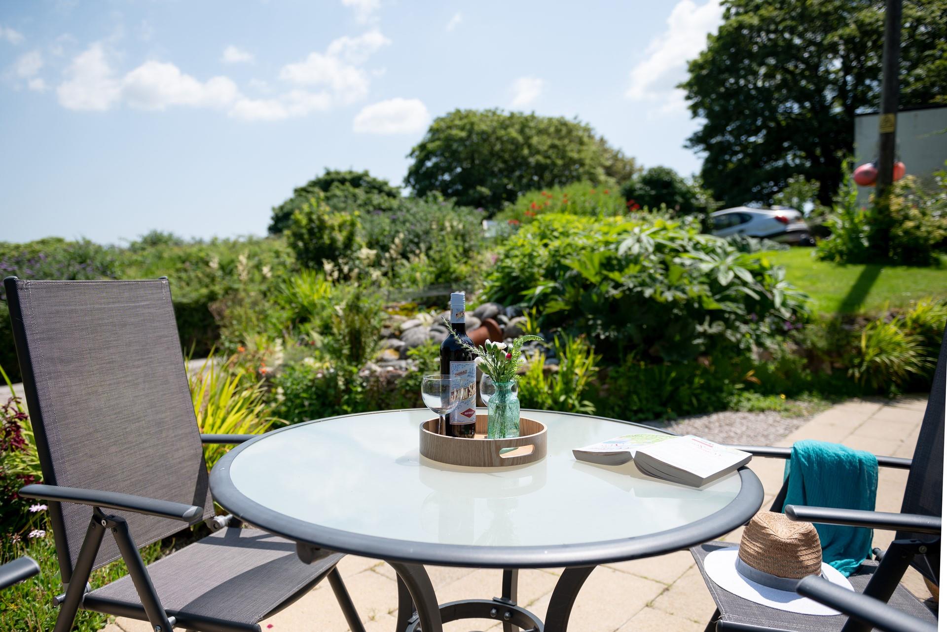 Grab a good book and while away the hours unwinding in your peaceful garden.