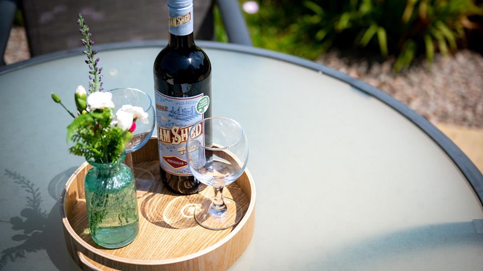 Visit Scarlet Wines nearby to find yourself the perfect wine to sip in the sun.