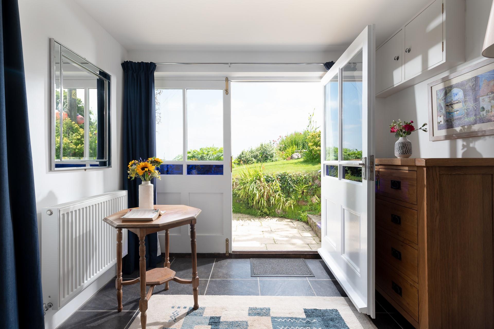 Fresh vegetables are grown in the gardens and freshly caught fish by the owner are both available on request when staying at this property.