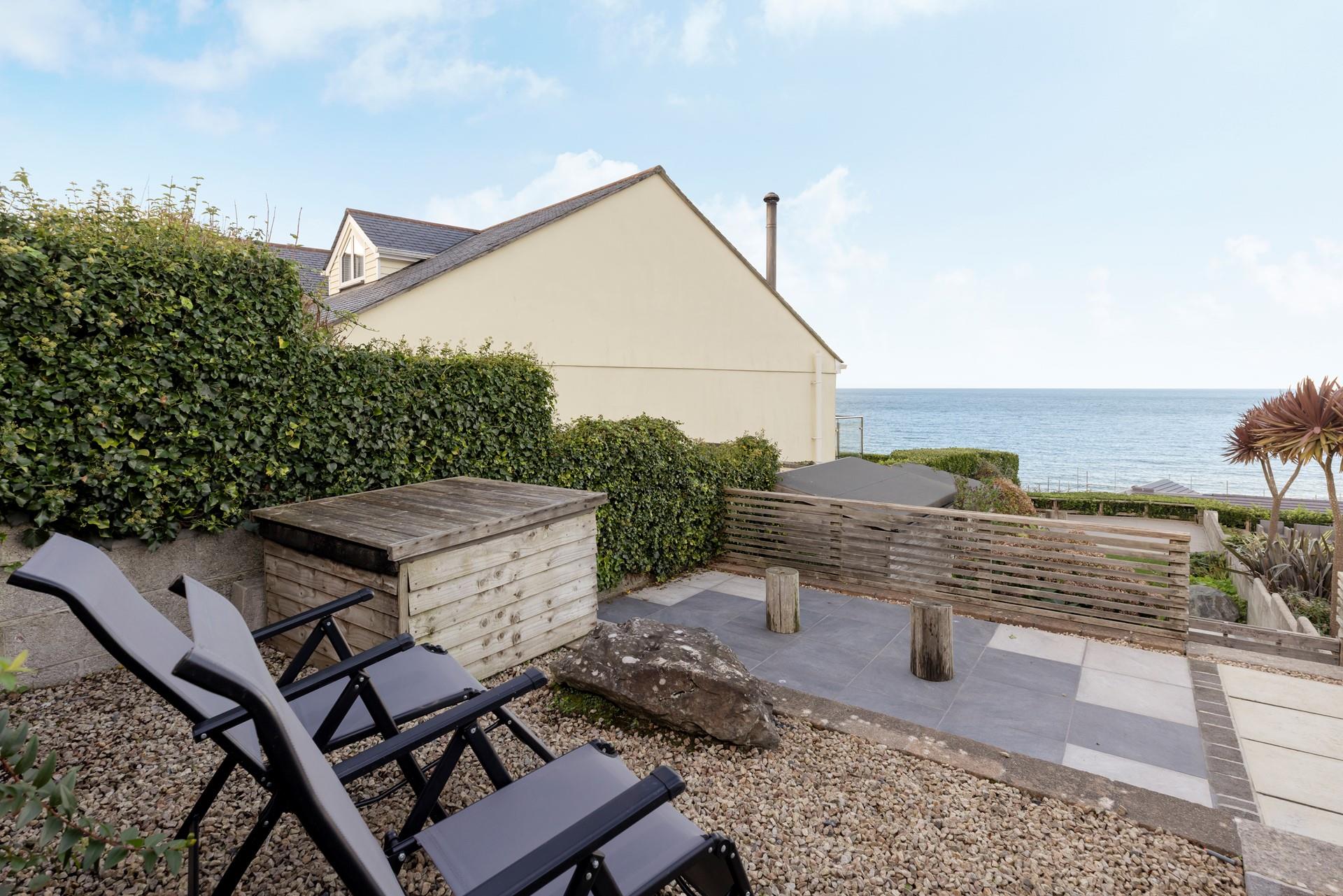 Start the day with a cuppa, watching the ocean.